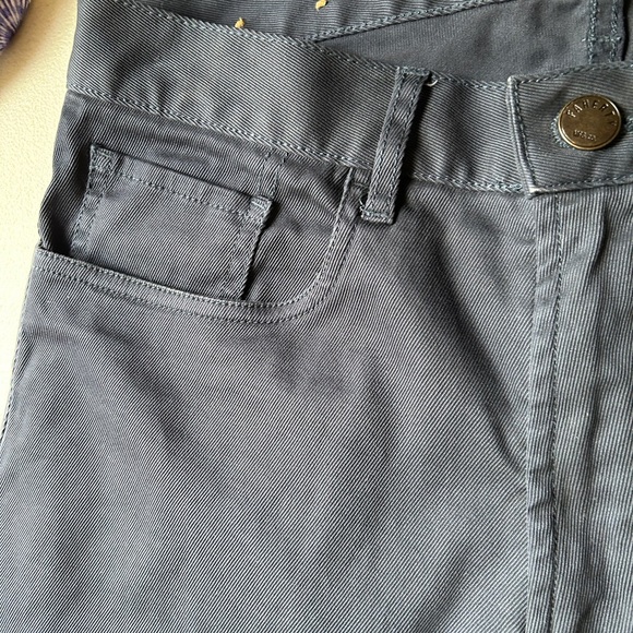 FAHERTY MENS 29 X‎ 33 STRETCH TERRY PANTS JEANS NAVY BLUE 5-POCKET SLIM STRAIGHT - Picture 5 of 6